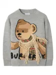Джемпер Thomas Bear BURBERRY KIDS, серый - фото