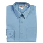 Детская классическая рубашка с длинными рукавами Gioberti + галстук в полоску, галстук-бабочка и носовой платок, цвет Mint B - фото 4