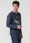 Топ Koroshi LONG-SLEEVE, Indigo Blue/Blue - фото 5