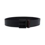 Ремень кожаный Юпитер-л Hugo, черный - фото