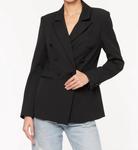 Женский блейзер Yoon Heart Cut Out черного цвета Cami NYC - фото 2