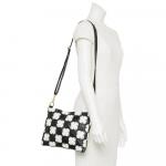 Ameri Кожаная сумка через плечо с зигзагом Ameri Leather, цвет Black White Square - фото 4