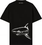 Футболка Palm Angels Broken Shark Classic Tee 'Black', черный - фото 2