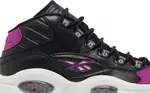 Кроссовки question mid 'black aubergine' Reebok, черный - фото 3