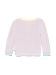 Stella McCartney Kids кардиган с узором, фиолетовый - фото 2