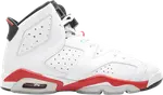 Кроссовки Air Jordan 6 Retro GS Bulls, белый - фото