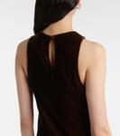 Бархатное платье макси Valencia Asceno, Brunette - фото 6