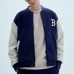 Бейсбольная куртка унисекс темно-синий Mlb - фото 6