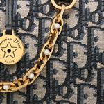 Косая печать Сумка через плечо Женская Синий DIOR - фото 5