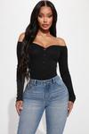 Боди Fashion Nova P1570, черный - фото 2