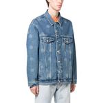 Martine Rose Джинсовая куртка с принтом, Blue - фото 6