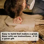 Электрогитара Glarry DIY в стиле горящего огня - фото 8