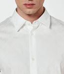 Рубашка мужская Armani Exchange хлопковая классическая, белый - фото 4