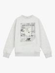 Детский свитшот The System Crew New Balance, Ash Heather - фото 6