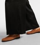 Замшевые мокасины Alessio Khaite, кэмел - фото 7