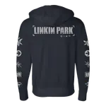 Худи Linkin Park Lp Icons Navy Zip, темно-синий - фото 2