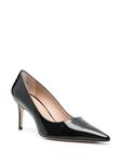 Кожаные туфли Stuart 75 мм Stuart Weitzman, черный - фото 2