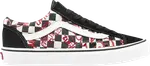 Кеды Vans Style 36 Checkerboard Red, черный - фото
