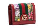 GUCCI Кошелек Ophidia Canvas With Leather, картхолдер женский Ebony/Red/Multicolor - фото 3