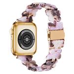 Ремешок из смолы CHENSONG для Apple, бело-зеленый - фото 8