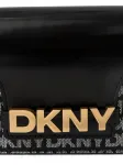 Сумка-сэтчел с логотипом Dkny, черный - фото 3