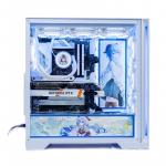 Корпус SAMA Custom Xianma Yanzhishen Ganyu, Mid Tower, белый/рисунок - фото 3