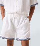 Вышитые шорты Commas, белый - фото 5