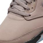 Кроссовки Nike Air Jordan 5 Retro Low PSG, коричневый/черный - фото 8