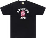Футболка BAPE ABC Camo College Tee 'Black/Pink', черный - фото 2