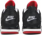Кроссовки Air Jordan 4 Retro OG PS Bred 2019, черный - фото 6
