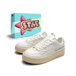 Кроссовки STAE Skateboarding Shoes Women's Low-top, белый - фото 2