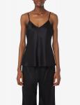 Топ Basic Seduction с шелковыми бретелями Luna di Seta, черный - фото