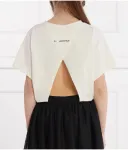 Футболка Cropped fit Karl Lagerfeld Kids, белый - фото 4