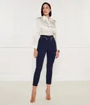 Брюки Slim fit Elisabetta Franchi, синий - фото 2