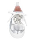 Кроссовки Roger Vivier, серебро - фото 4