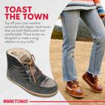 Minnetonka Women's Torrey, Grey - фото 3