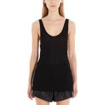 Майка женская черная Saint Laurent - фото 5