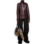 Хлопковые брюки палаццо Acne Studios, черный - фото 6