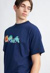 Футболка Carhartt WIP EXPERIMENTAL, Jupiter/Blue - фото