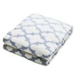 Плед twentyfour Milano Barock, 200 см цвет weiß/lavendel - фото