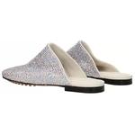 Шлепанцы женские Синие/розовые Bottega Veneta - фото 5