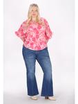 Блуза IZIA Plus Size Blouse, розовый - фото 2
