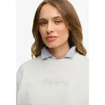 Толстовка Superdry Script Brand Loose Crew, белый - фото 4