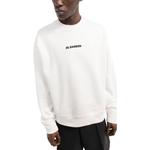 Свитшот с принтом логотипа JIL SANDER, белый - фото 5