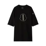 Футболка Rick Owens x Moncler Short-Sleeve Level 'Black', черный - фото