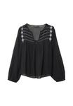 Блуза Stradivarius Blouse, Black - фото 6