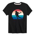 Футболка с рисунком «Лакросс» в стиле ретро для мальчиков 8–20 лет Licensed Character, черный - фото