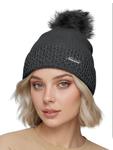 Шапка Neverless Finnja, темно-серый - фото