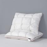 makej Подушка 3D белая с наполнителем из гусиного пуха - фото 2