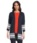 Свитер Lauren Ralph Lauren Two-Tone Cardigan, Refined Navy/White - фото